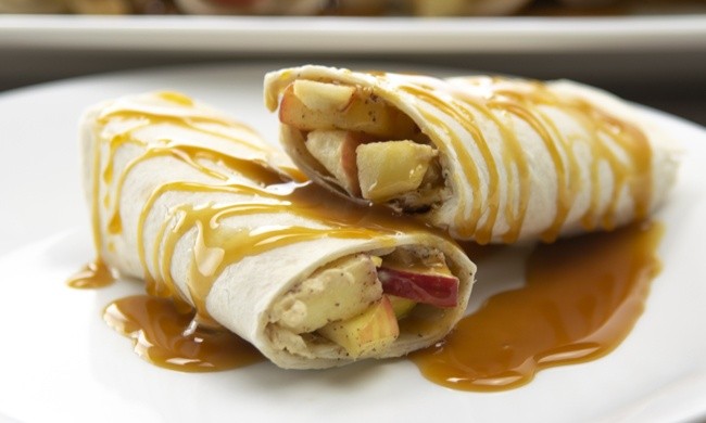 How to Make Caramel Apple Wraps