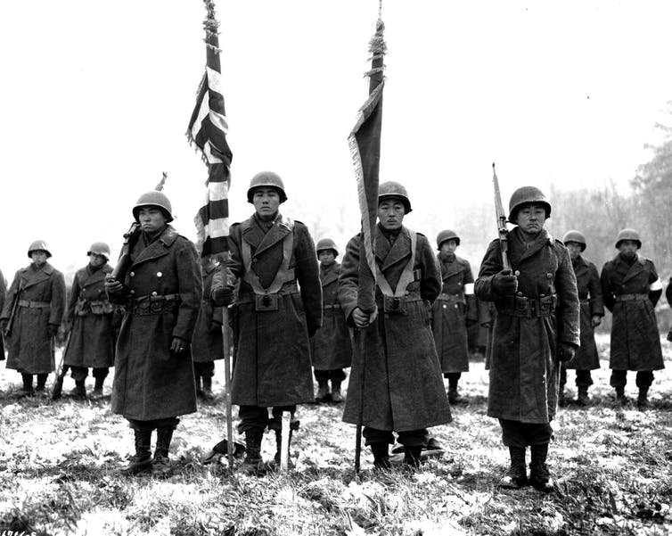 Japanese American soldiers in World War II