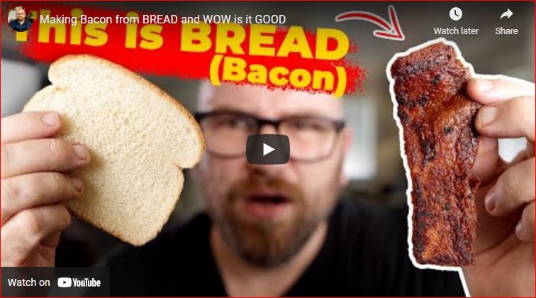 bacon out of bread