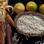Historians know that turkey and corn were part of the first Thanksgiving, when Wampanoag peoples shared a harvest meal with the pilgrims of Plymouth plantation in Massachusetts.