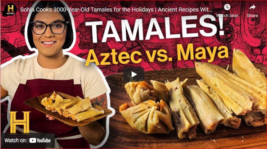 Sohla Cooks 3000-Year-Old Tamales for the Holidays | Ancient Recipes